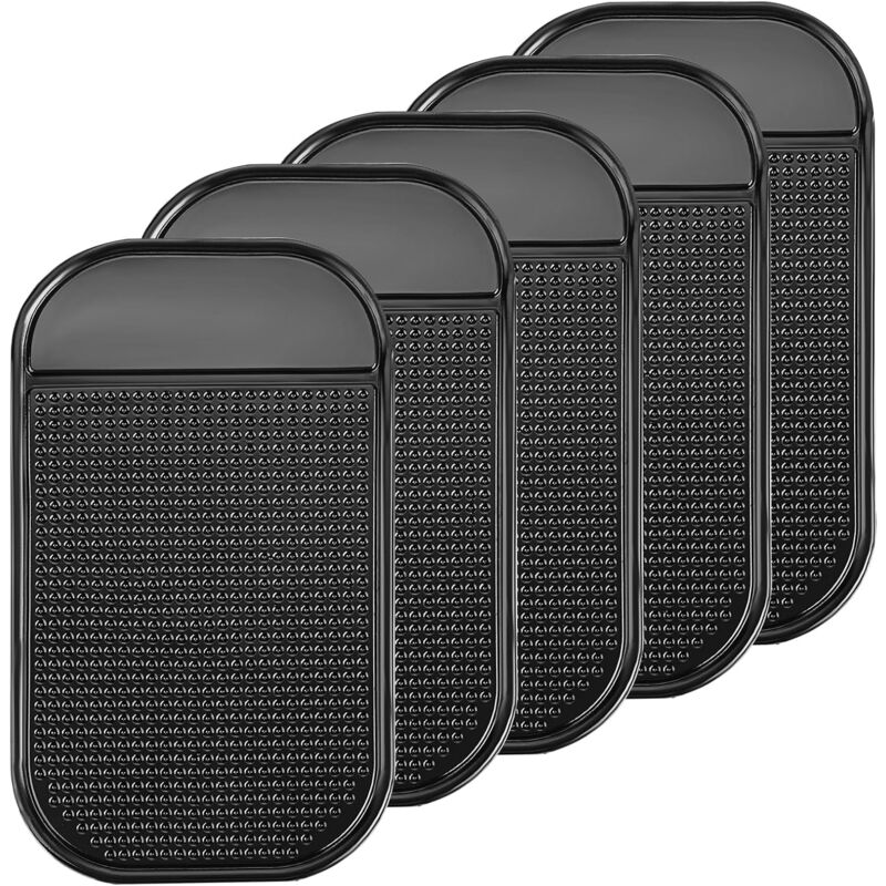 foto del prodotto sollbry tappetini antiscivolo per cruscotto auto, multifunzione, resistenti al calore, adesivi per cellulari, chiavi, occhiali da sole, gps,