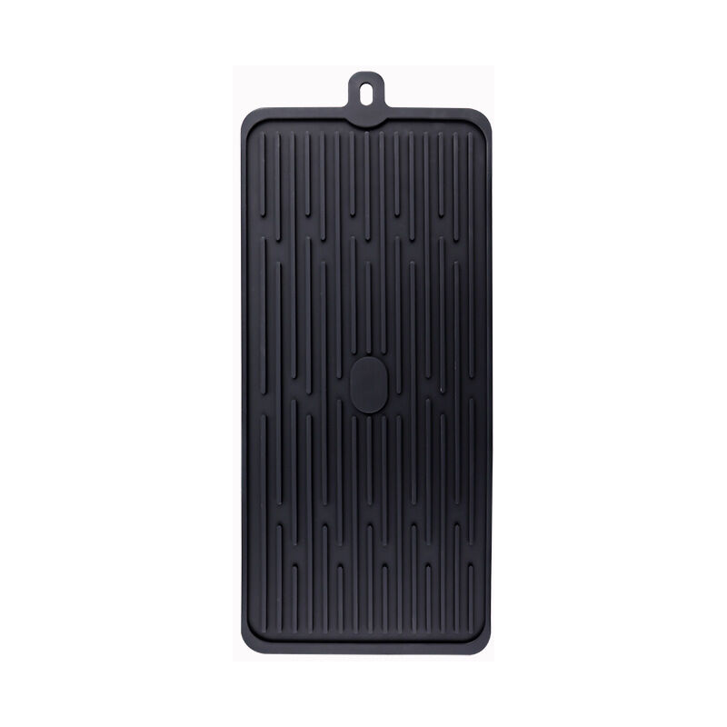 foto del prodotto sollbry tappetino scolapiatti in silicone, 47 x 20 cm, tappetino scolapiatti antiscivolo per lavello da cucina, tappetino scolapiatti resistente al