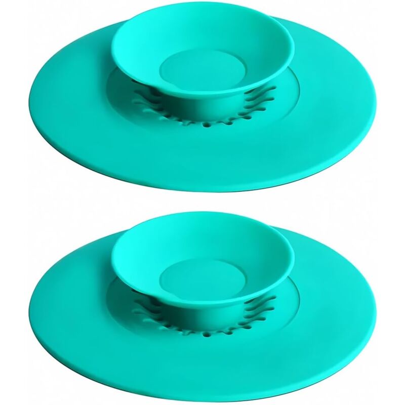 foto del prodotto sollbry tappo per vasca da bagno universale, tappo per lavello da cucina, tappo per lavello, tappo per vasca da bagno, 2 pezzi, filtro integrato