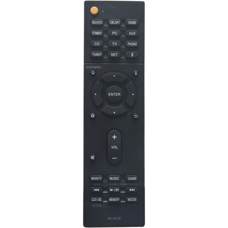 foto del prodotto sollbry telecomando rc 911r per ricevitore stereo av onkyo tx nr578 tx ds787 tx nr777 tx nr686 ht s7805 tx rz720 tx rz610 tx rz710