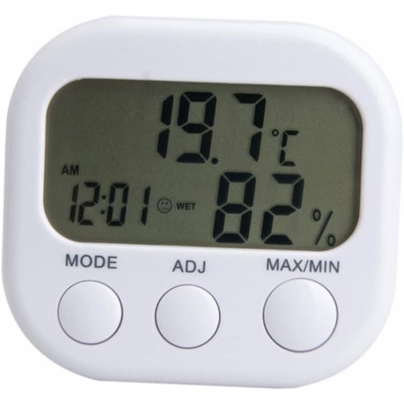 foto del prodotto sollbry termometro digitale con monitor di umidit , termometro da cucina e igrometro, termometro digitale per interni 7,6 x 8,3 x 2,1 cm 