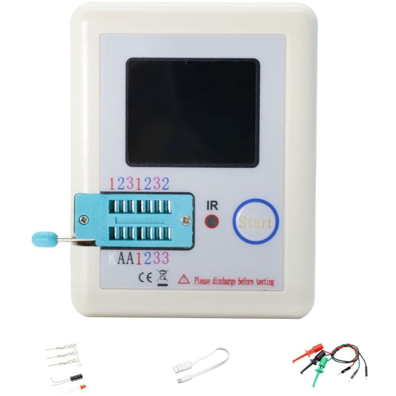 foto del prodotto sollbry tester di transistor tc1 ruizhi lcr t7 misuratore di transistor misuratore esr tester multifunzione tester di transistor lcr tft tester di