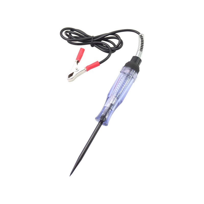 foto del prodotto sollbry tester per circuiti elettrici, tester per circuiti di tensione per telecamera per auto, 6 v, 12 v, 24 v cc, con sonda lunga e lampadina.