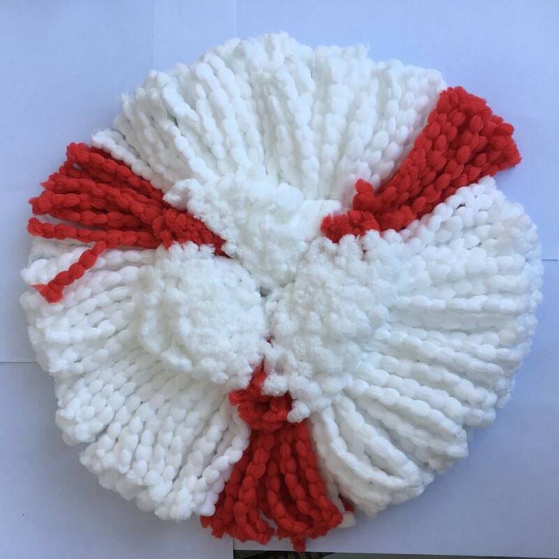foto del prodotto sollbry testina di ricambio in microfibra lavabile in lavatrice per pulizia profonda rosso, confezione da 4, 32 cm 