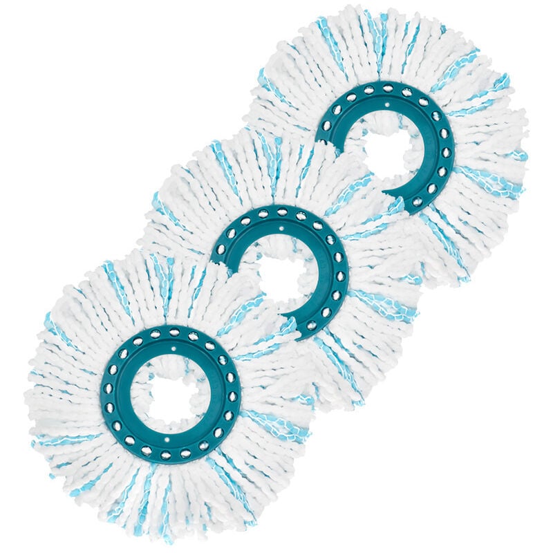 foto del prodotto sollbry testine rotanti in microfibra per mocio