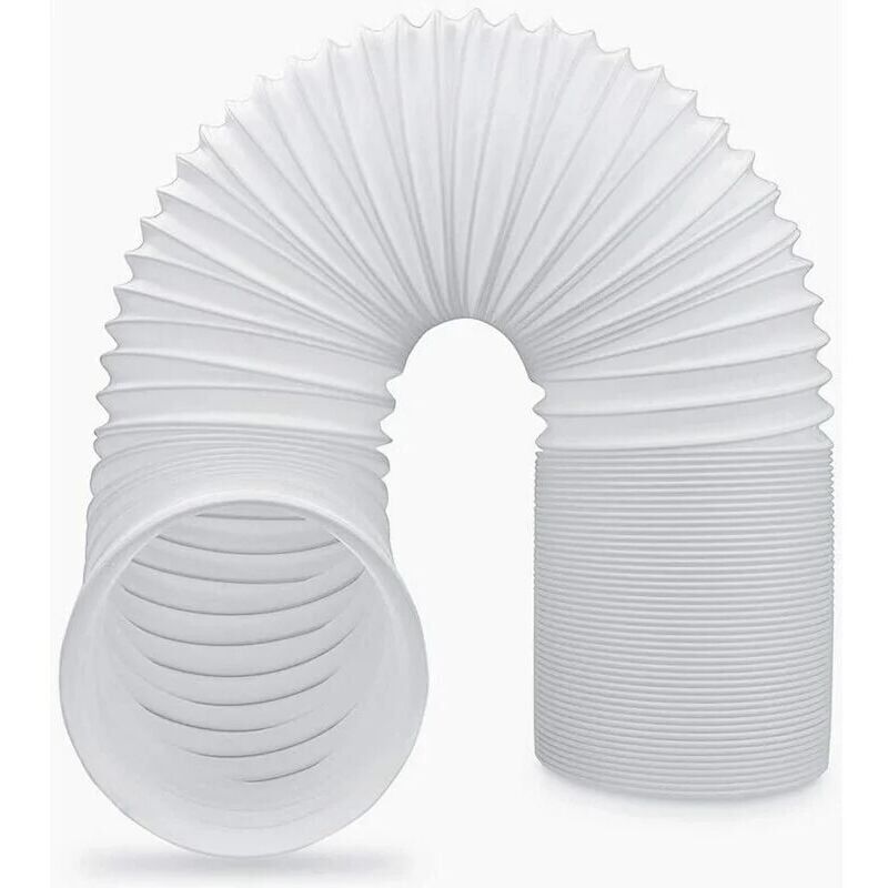 foto del prodotto sollbry tubo flessibile per aria condizionata portatile in pvc flessibile, diametro 130 mm, lunghezza 1,5 m, ideale per impianti di aria