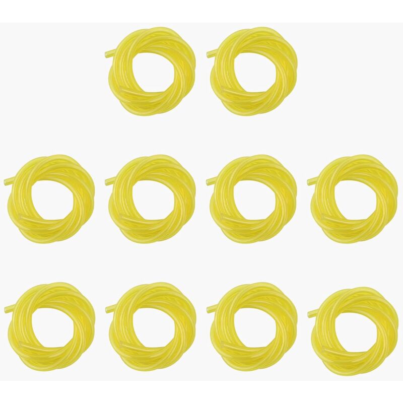 foto del prodotto sollbry tubo flessibile per carburante, confezione da 10 tubi flessibili per carburante da 1 metro diametro 2,5 mm x 5 mm per decespugliatore,