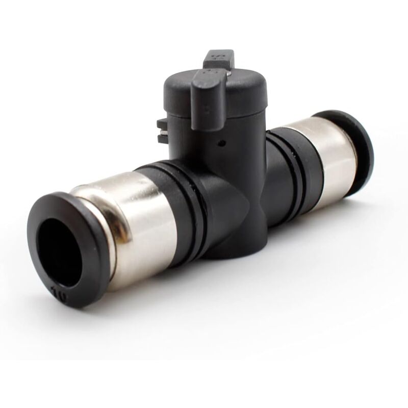 foto del prodotto sollbry valvola a sfera pneumatica da 10 mm con diametro interno, valvola regolatrice del flusso d aria, connettore rapido nero per utensili