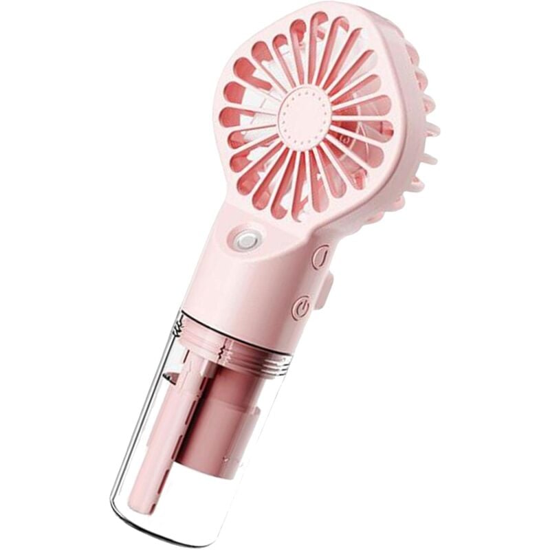foto del prodotto sollbry ventilatore nebulizzatore portatile, mini ventilatore nebulizzatore trasparente, nebulizzatore ricaricabile tramite usb con 4 velocit per