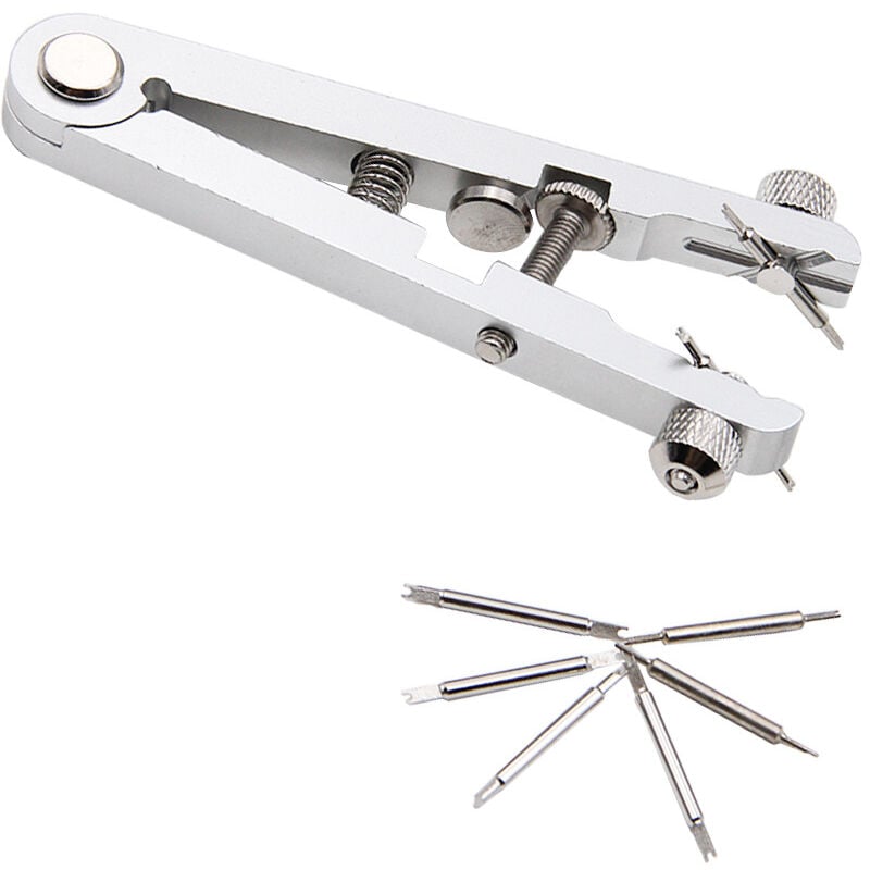 foto del prodotto sollbry watch tools 6825 pinza a molla per la rimozione del cinturino dell orologio, strumento di regolazione del cinturino dell orologio