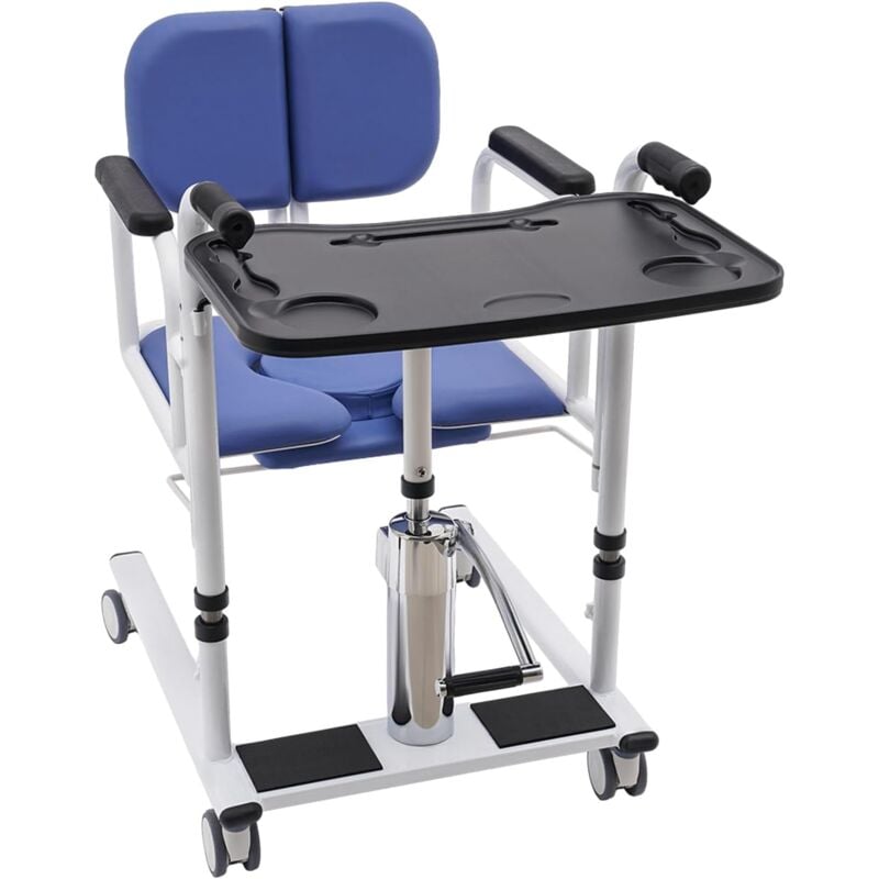 foto del prodotto sollevatore idraulico per sedia a rotelle, sedile per doccia per anziani, apertura e chiusura a 180 , capacit di carico 150 kg, adatto per anziani e