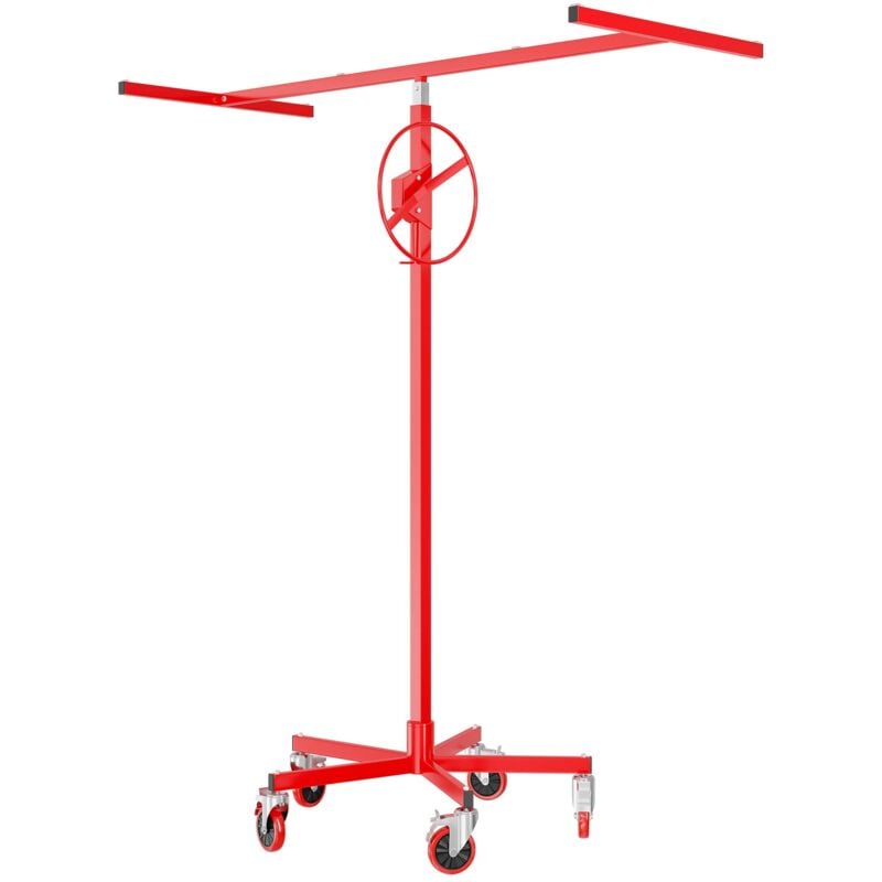 foto del prodotto sollevatore pannelli cartongesso max 68kg, altezza 190 330cm, carrello alzapannelli alzalastre wiltec