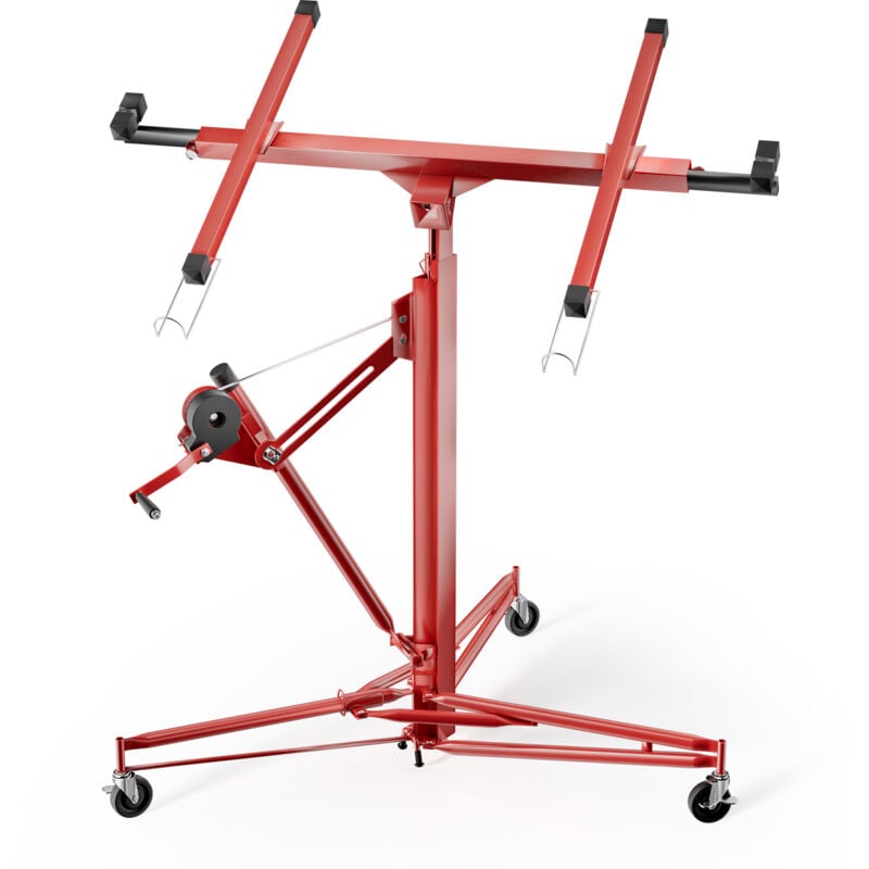 foto del prodotto sollevatore pannelli cartongesso, max 68kg, larghezza 2,90 m, carrello alzapannelli alzalastre wiltec