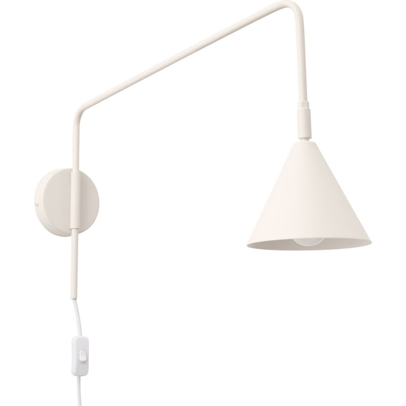 foto del prodotto sollux lampada da parete nox beige 14x30x61cm