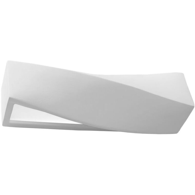 foto del prodotto sollux lampada da parete sigma bianco 42x14x12cm