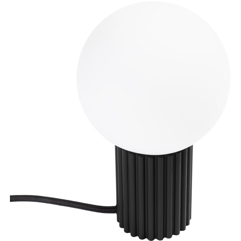 foto del prodotto sollux lampada da scrivania halo nero 12x19x12cm