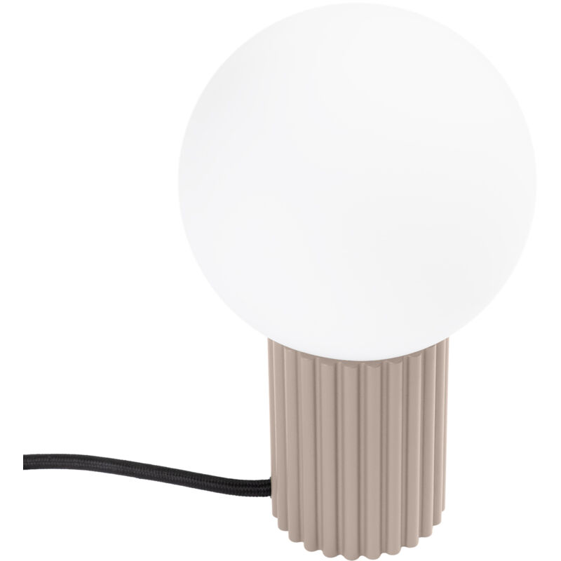 foto del prodotto sollux lampada da scrivania halo tortora 12x19x12cm