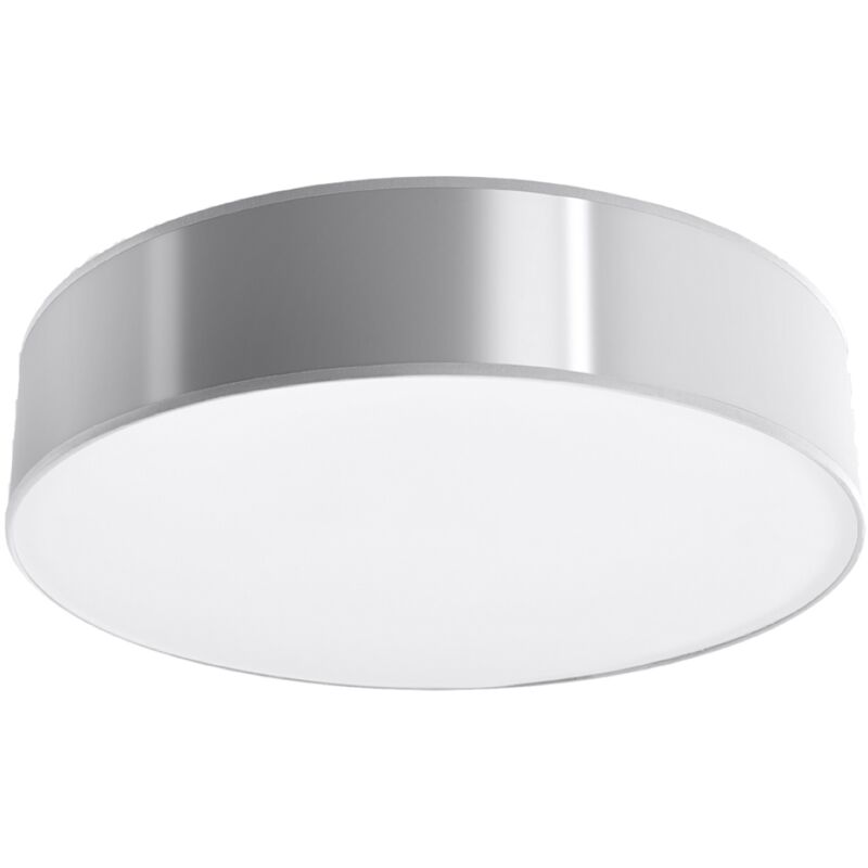 foto del prodotto sollux lampada da soffitto arena grigio 55x11x55cm
