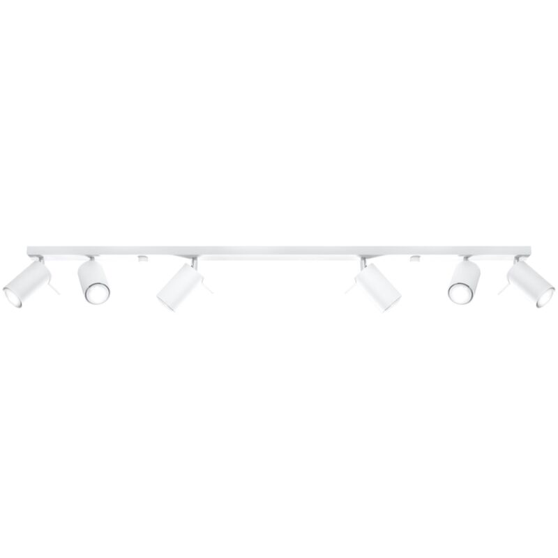 foto del prodotto sollux lampada da soffitto ring bianco 118x16x6cm