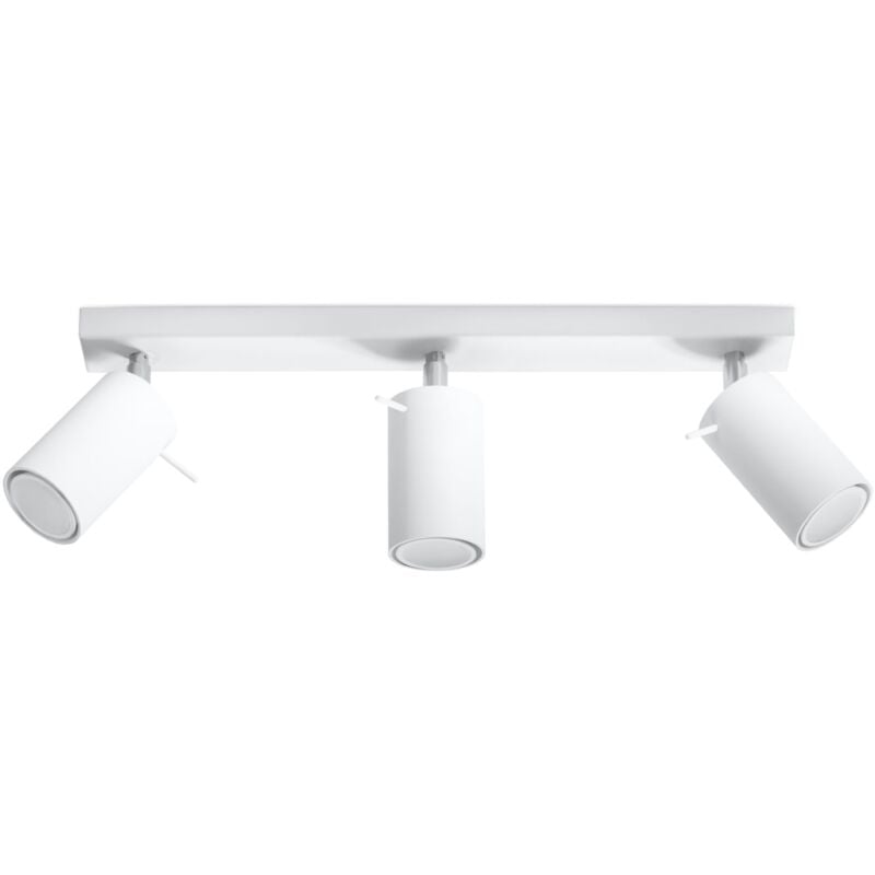 foto del prodotto sollux lampada da soffitto ring bianco 45x16x6cm