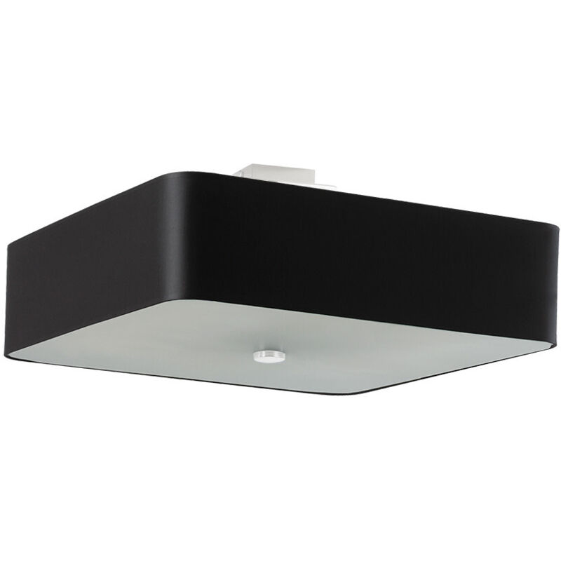 foto del prodotto sollux square flush light schwarz 55cm e27 incasso quadrato nero 55cm e27