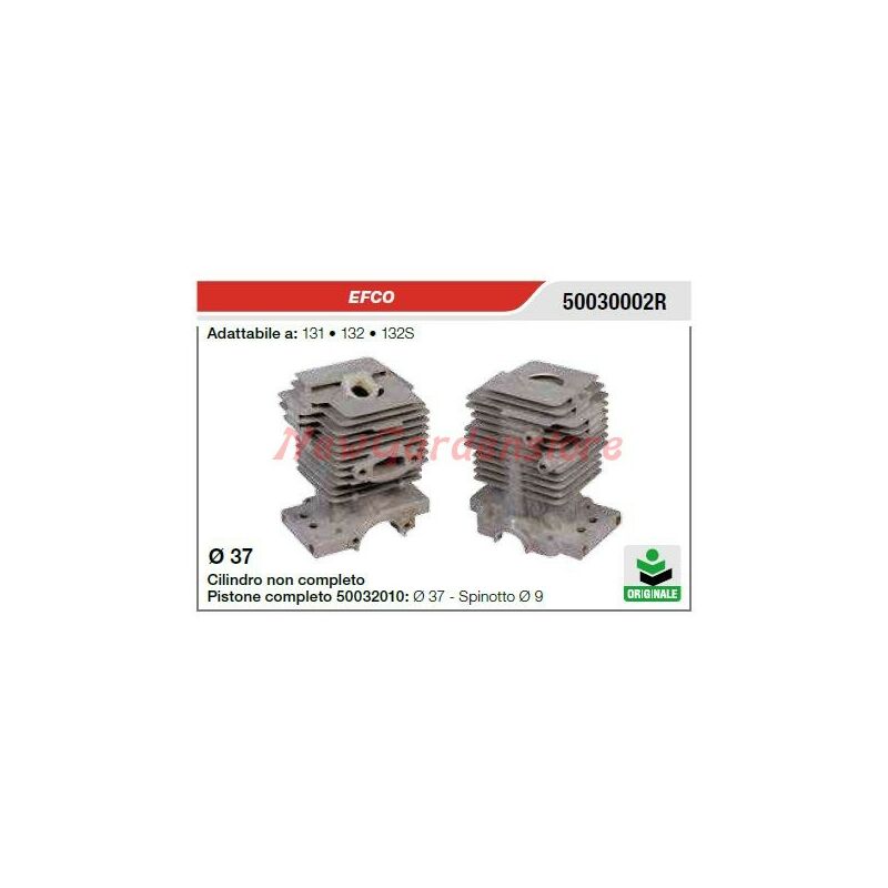foto del prodotto solo cilindro efco motosega 131 132 132s 50030002r