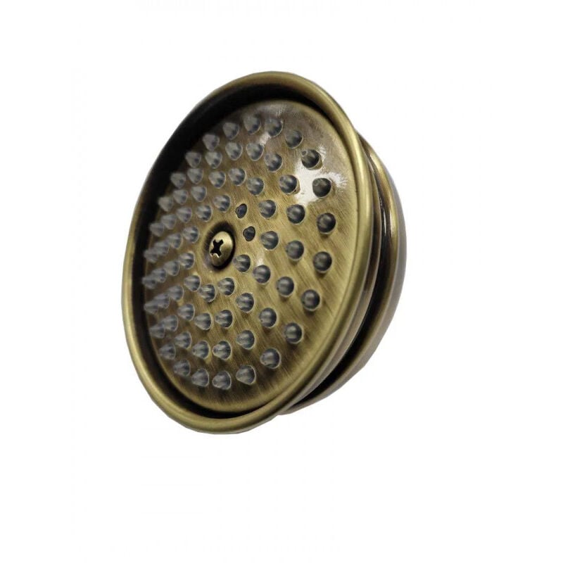 foto del prodotto solo soffione retr in bronzo opaco.