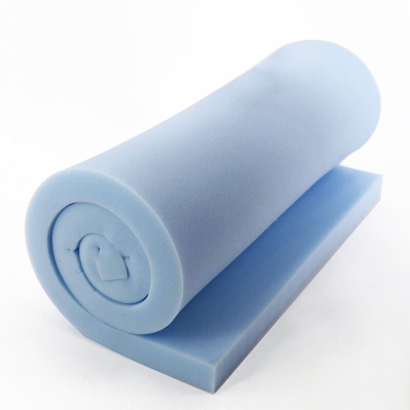 foto del prodotto soluko gommapiuma densit t35 azzurra 200x100 10cm