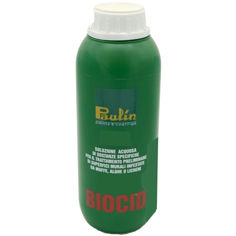foto del prodotto soluzione acquosa biocid per trattamento muffe e alghe su muri e pavimenti 4 lt