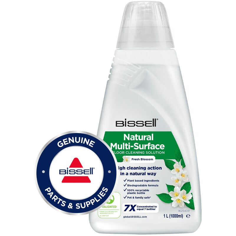 foto del prodotto soluzione detergente naturale multisuperficie, 1 l per crosswave, spinwave, spinwave robot e hydrowave ingredienti di origine vegetale e sicuri per