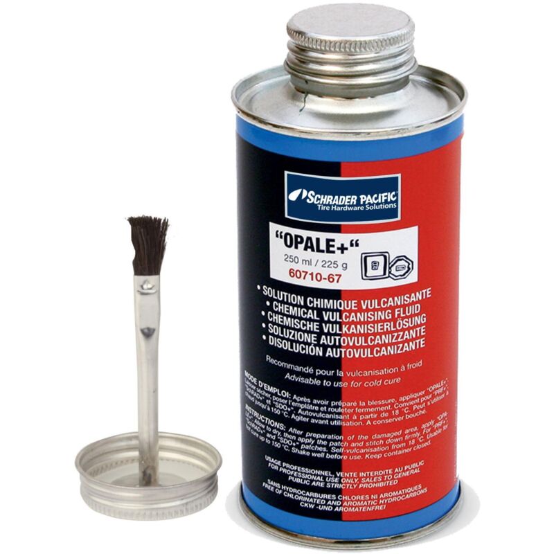 foto del prodotto soluzione vulcanizzante 235ml per la riparazione di pneumatici e camere d aria