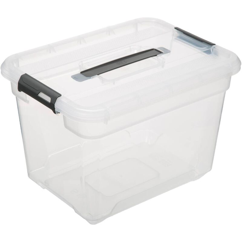 foto del prodotto soluzioni 18l scatola di plastica trasparente 5five
