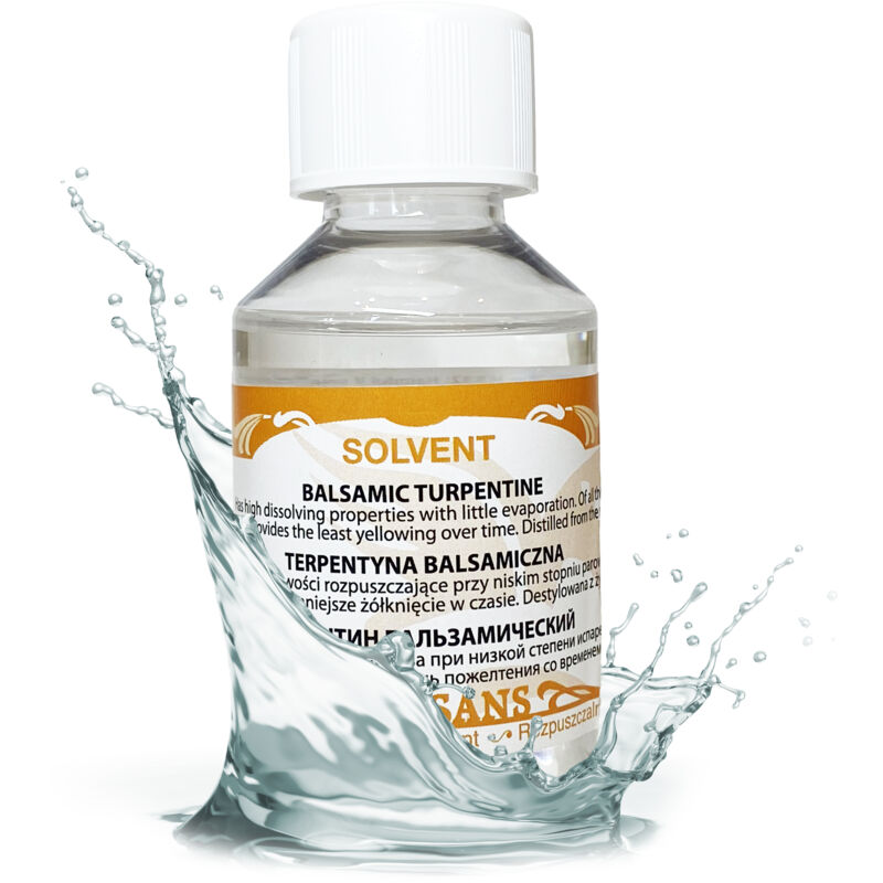 foto del prodotto solvente balsamico alla trementina per colori ad olio renesans 100ml