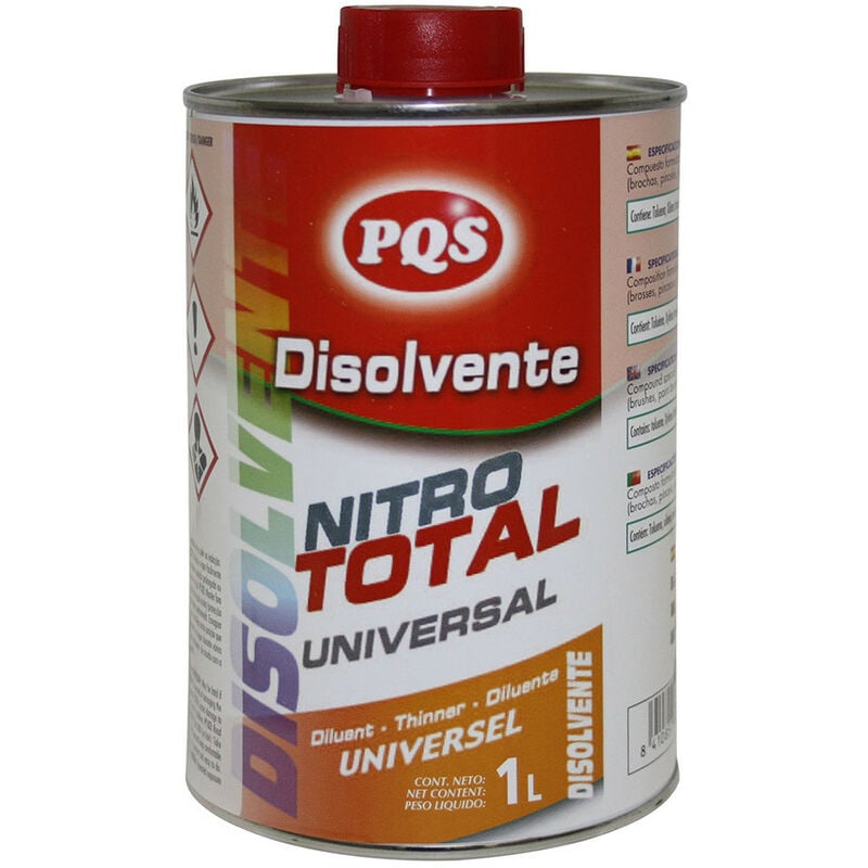 foto del prodotto solvente nitro totale 1l pqs pulizia e diluizione