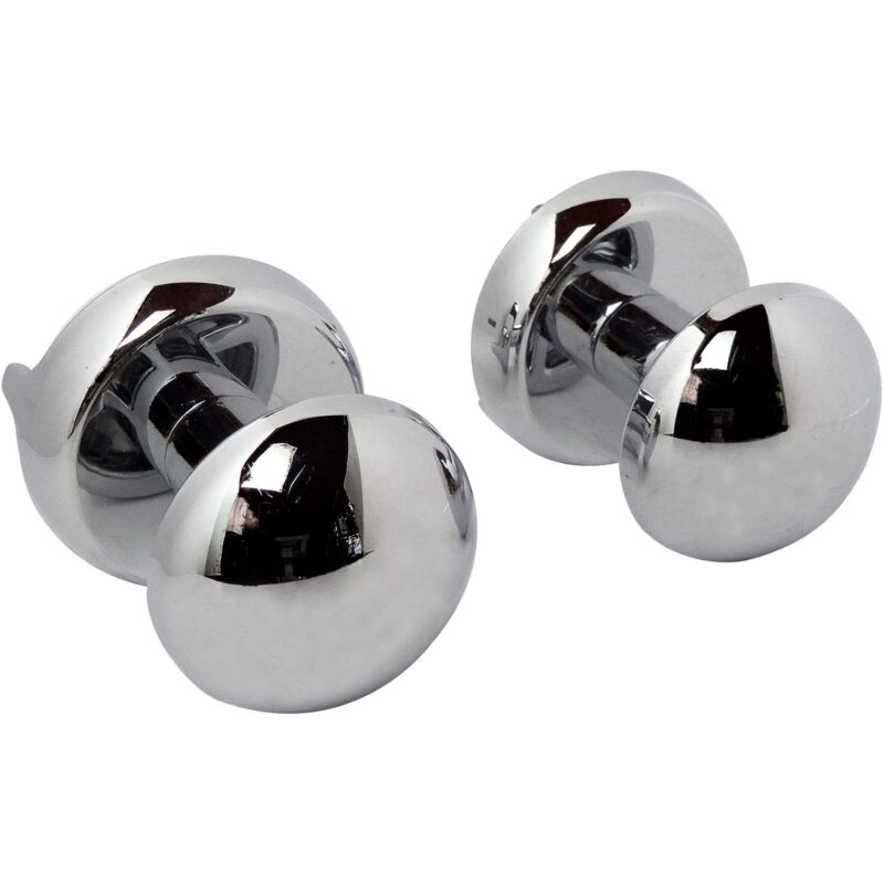 foto del prodotto somatherm for you - b21813b - o ganci per asciugamano asciutto chrome - tubo piatta per vite