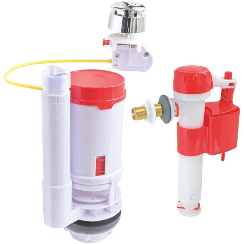 foto del prodotto somatherm for you meccanismo toilette economico e adattabile, compatibilit universale e la posizione di montaggio