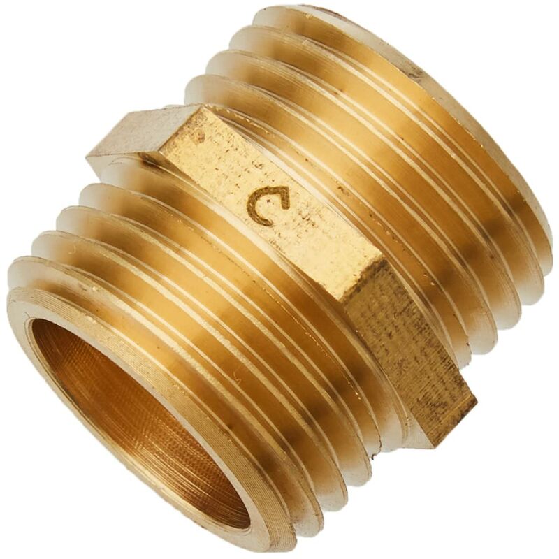 foto del prodotto somatherm for you ottone capezzolo maschio doppia 15 21