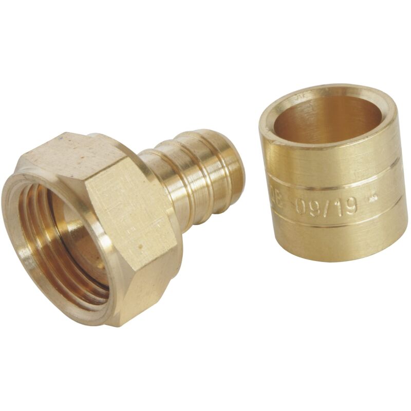 foto del prodotto somatherm for you raccordo dritto per tubo scorrevole per 16 dado girevole femmina 20 27 3 4 per collegare un diametro 16 tubo per