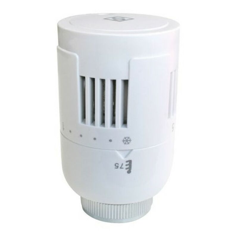 foto del prodotto somatherm for you testa termostatica a liquido bianca t303, in abs, d.50mm x 85 mm
