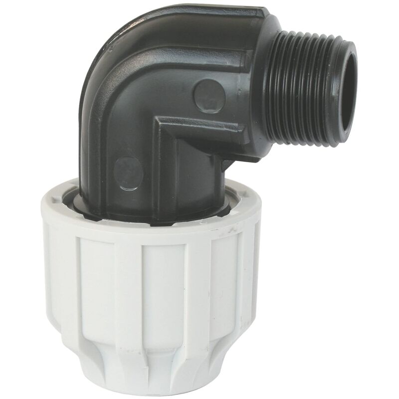 foto del prodotto somatherm per voi gomito maschio plastica pe tubo d32 m26 34 bloccaggio esterno