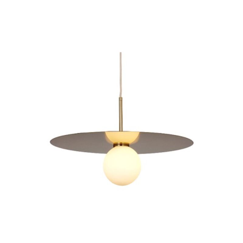 foto del prodotto sombre lampada a sospensione moderna in ottone 45 cm
