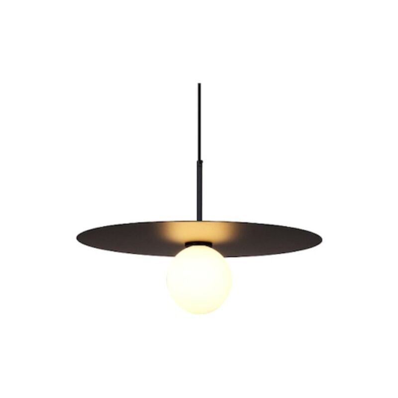 foto del prodotto sombre lampada a sospensione moderna nera 45 cm