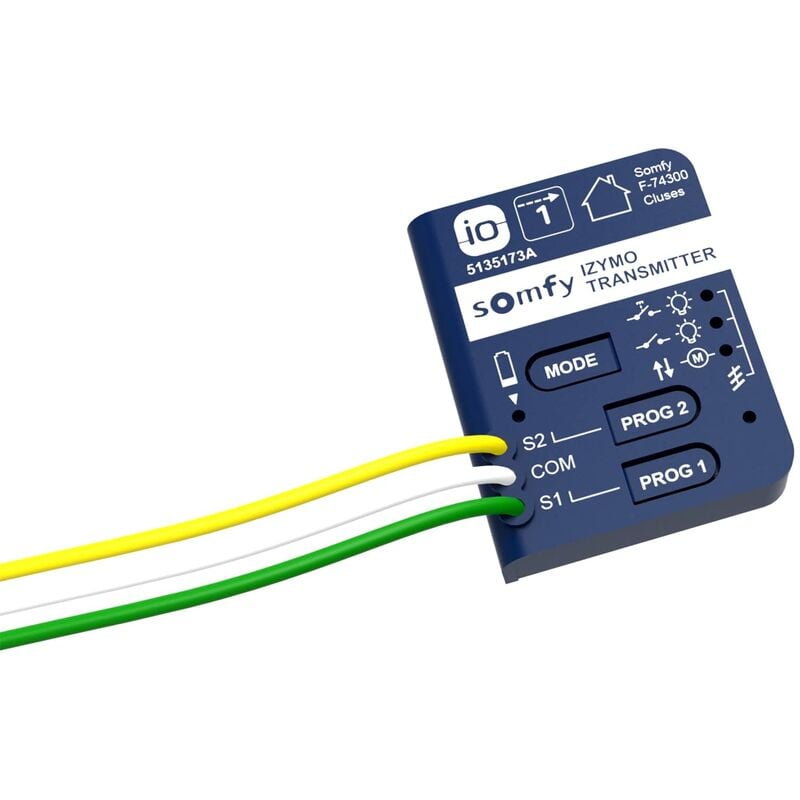 foto del prodotto somfy 1822609 izymo micro transmitter, io homecontrol technology, tahoma switch compatible