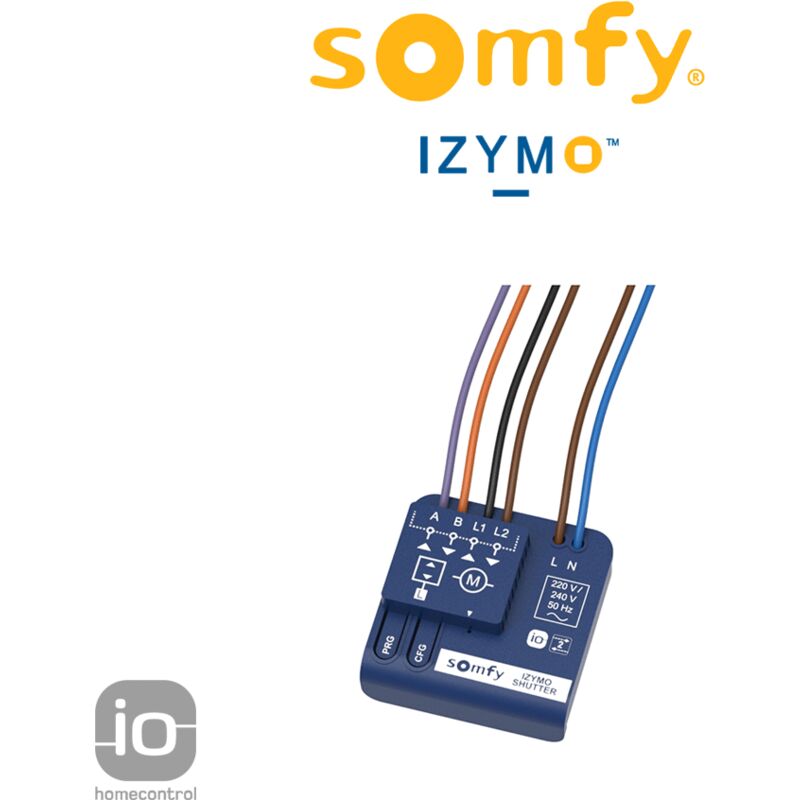 foto del prodotto somfy ricevitore per motori cablati izymo shutter receiver io