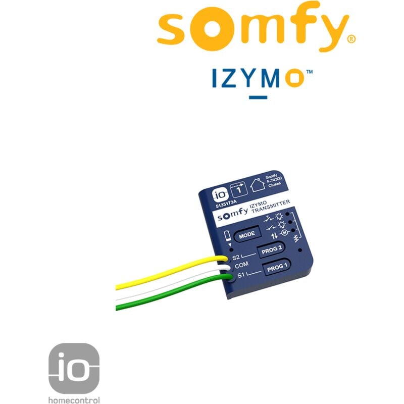 foto del prodotto somfy trasmettitore per interruttori e pulsanti izymo transmitter io