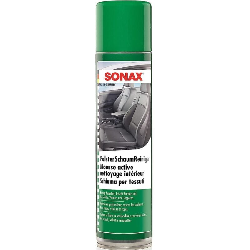 foto del prodotto sonax 306200 da 400ml schiuma detergente professionale per tessuti, velluti e moquettes