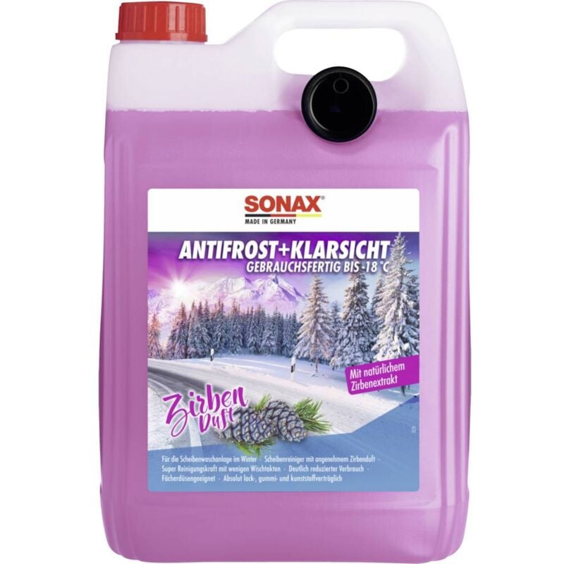 foto del prodotto sonax antifrost klarsicht zirbe 131552 antigelo per parabrezza 5 l