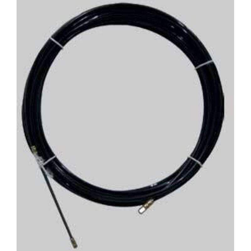 foto del prodotto sonda passacavi professionale filo nylon nero 4mm. mt. 10