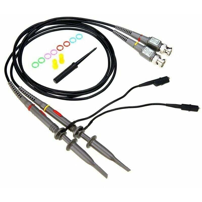 foto del prodotto sonda per oscilloscopio p6100 da 100 mhz con kit completo di cavi di prova bnc-minigrabber