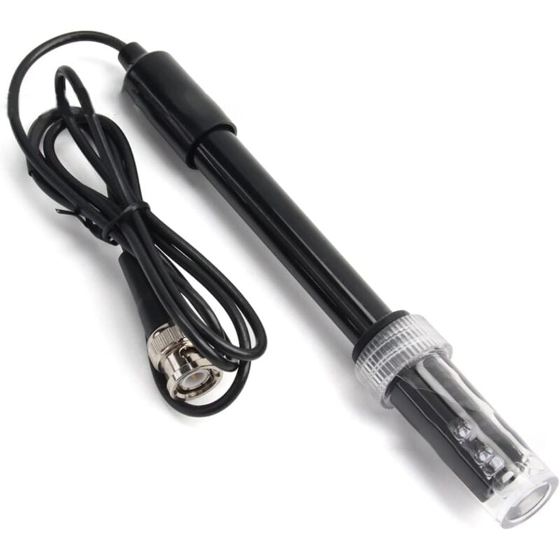 foto del prodotto sonda ph, elettrodo ph bnc, sonda elettrodo ph con spina bnc, sonda ph 0 14, sonda elettrodo ph sostituibile per tester ph, misuratore ph,
